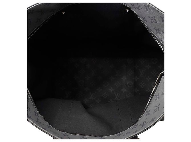 Louis Vuitton Black Monogram Eclipse Cabas Zippe GM Nero - vista 4