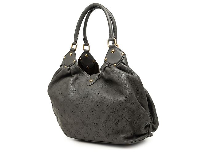 Louis Vuitton Gray Monogram Mahina L Marrom Cinza antracite - vista 2