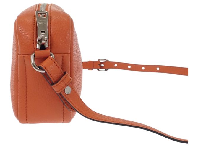 Prada Orange Vitello Daino Soft Crossbody Arancione - vista 9