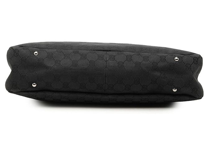 Borsa a tracolla Gucci in tela GG nera Nero - vista 3