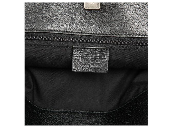 Borsa a tracolla Gucci in tela GG nera Nero - vista 5