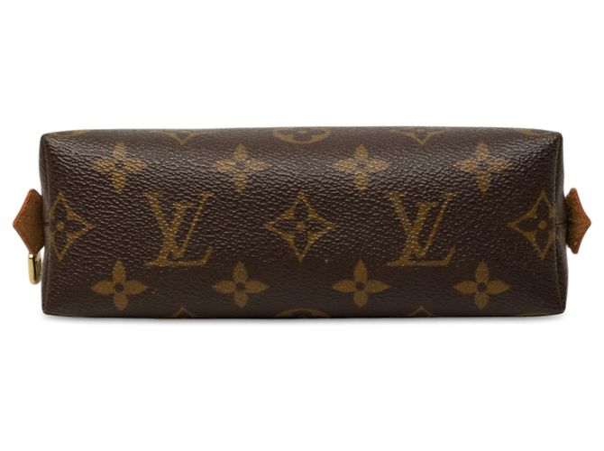 Necessaire Louis Vuitton Brown Monogram Cosmetic Pouch PM Marrom - vista 3
