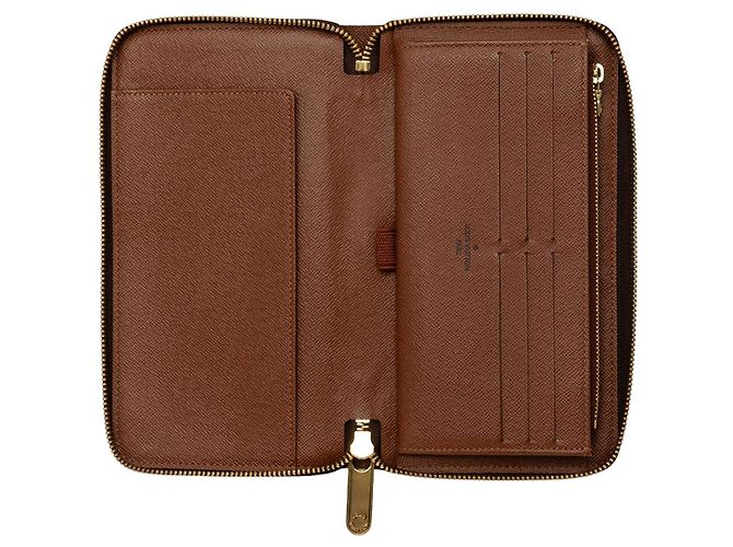 Cartera Louis Vuitton Brown Monogram Zippy Organizer Castaño - vista 6