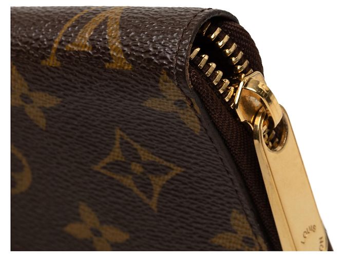 Cartera Louis Vuitton Brown Monogram Zippy Organizer Castaño - vista 7