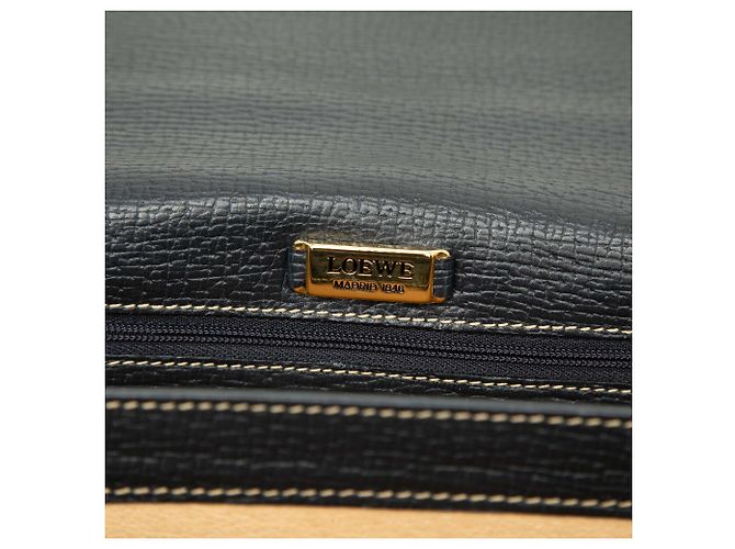 Bolsa Tiracolo Barcelona em couro azul Medium LOEWE Azul marinho - vista 5