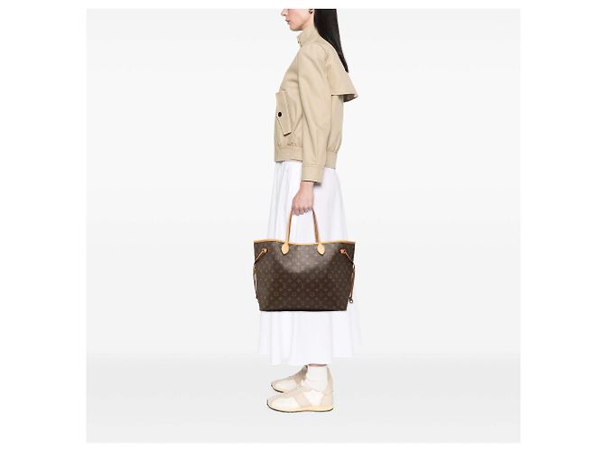 Louis Vuitton Brown Monogram Neverfull GM Marrone - vista 6