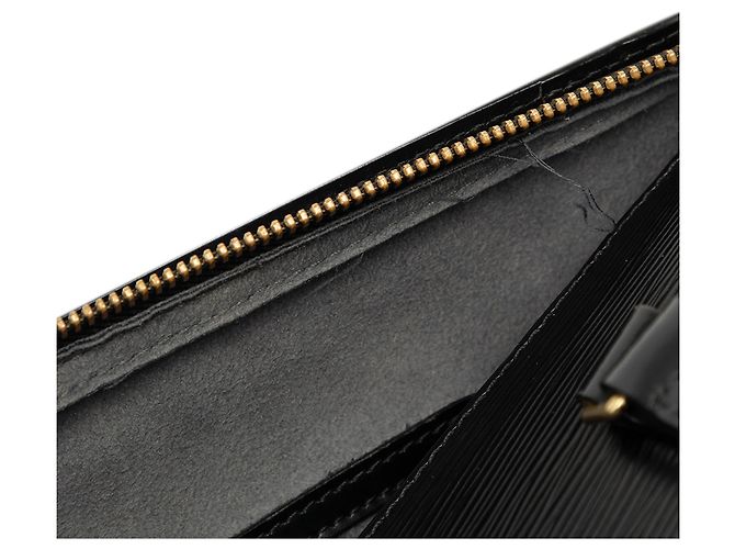 Louis Vuitton Black Epi Soufflot Preto - vista 6