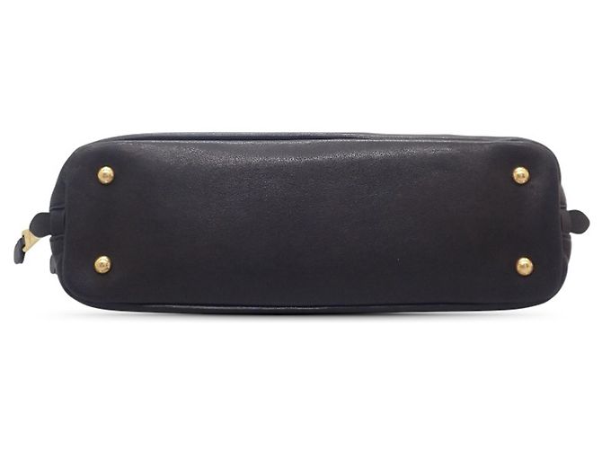 Borsa Satchel Miu Miu Aventure Piccola in Nappa Nera Nero - vista 3
