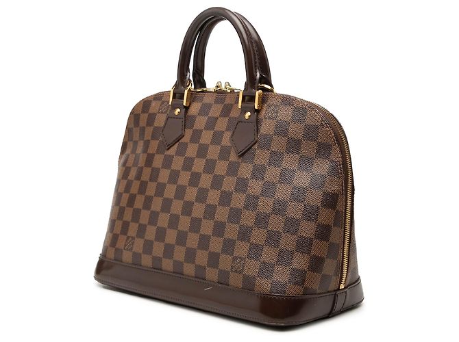 Louis Vuitton Brown Damier Ebene Alma PM Marrone - vista 2