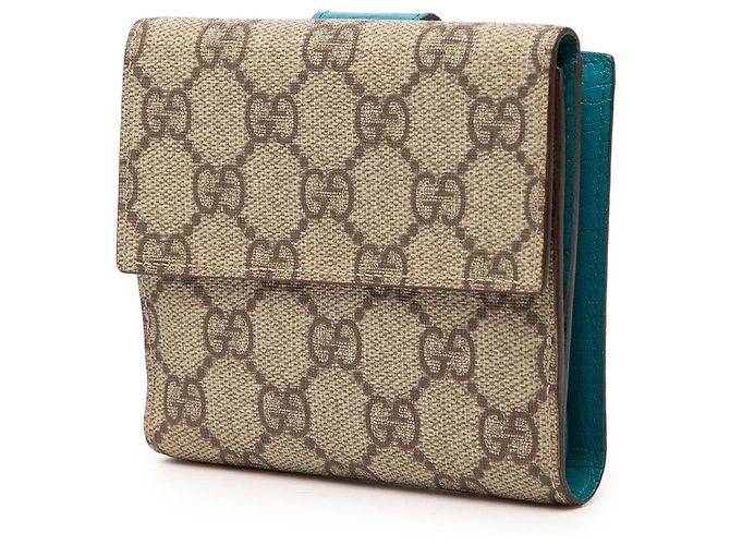 Cartera compacta Gucci Beige GG Supreme - vista 2