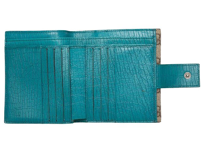 Cartera compacta Gucci Beige GG Supreme - vista 6