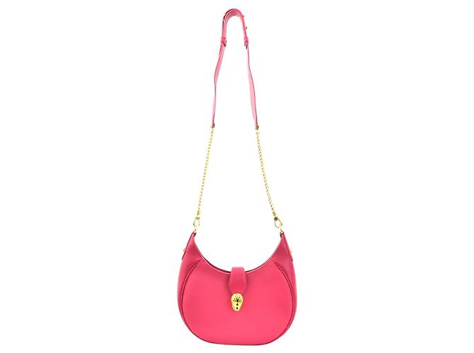 Bulgari Borsa Bvlgari Serpenti Ellipse in pelle rosa dimensione Medium - vista 16