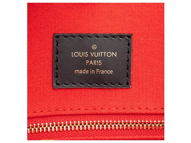 Louis Vuitton Brown Monogram Reverse Giant OnTheGo MM Marrone - vista 5