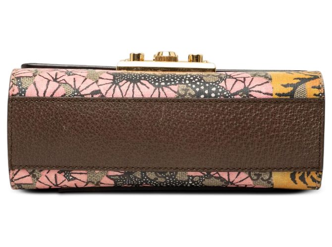 Gucci Beige Small GG Supreme Bengal Padlock Crossbody - vista 3