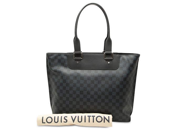 Louis Vuitton Blue Damier Cobalt Cabas Voyage - vista 7