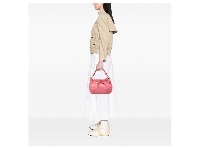 Prada Handtasche aus rosa Tessuto mit Schleife Pink - Ansicht 6