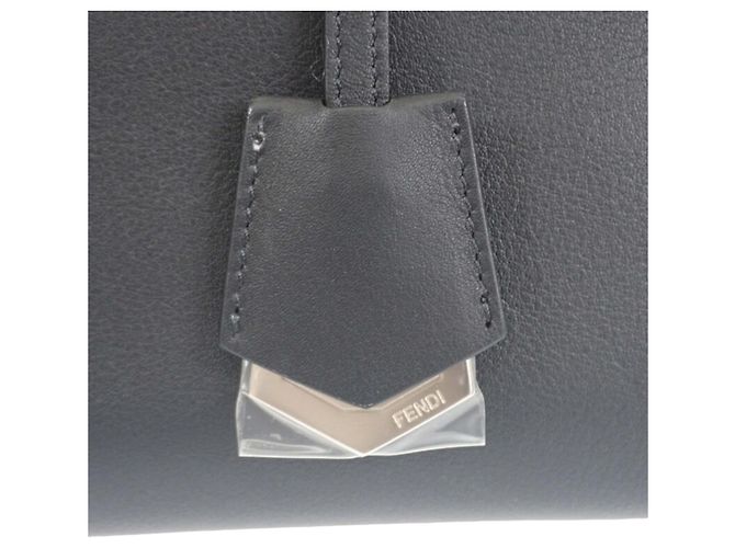Fendi By The Way Satchel aus Leder in Schwarz, Größe Medium - Ansicht 13
