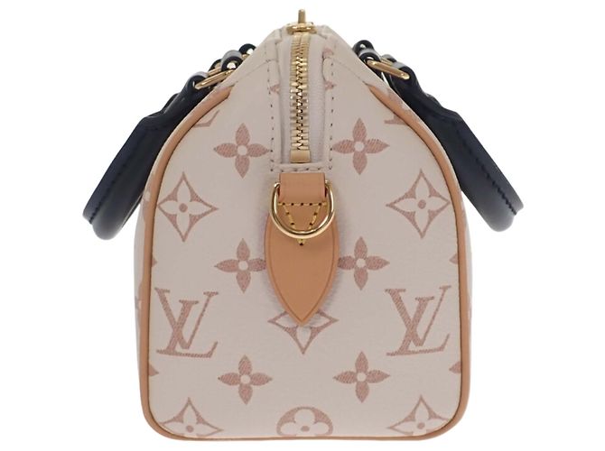 Louis Vuitton Brown Monogram Dune Speedy Bandouliere 20 Marrone Beige - vista 8