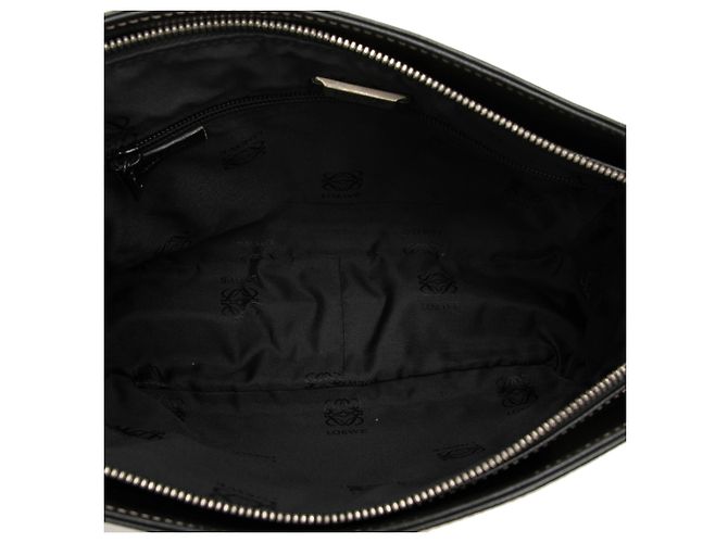 Borsa a tracolla Anagram LOEWE in pelle nera Nero - vista 4