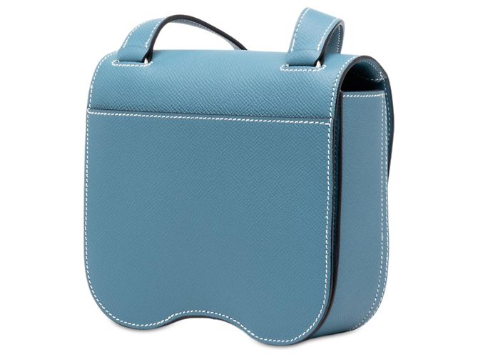 Hermès Blue Mini Epsom Della Cavalleria Azul Azul claro - vista 2