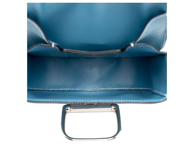 Hermès Blue Mini Epsom Della Cavalleria Azul Azul claro - vista 4