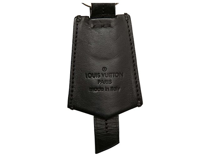 Louis Vuitton Portachiavi e Clochette in pelle nera Nero - vista 3