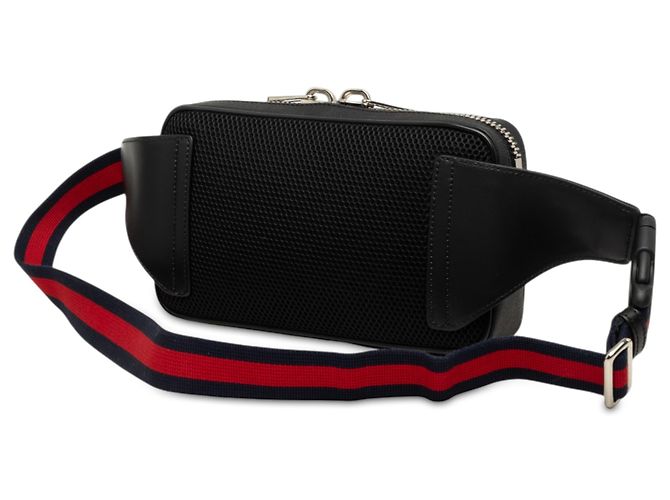 Bolso cinturón Gucci Black GG Supreme Web Negro - vista 2