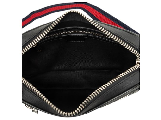Bolso cinturón Gucci Black GG Supreme Web Negro - vista 4