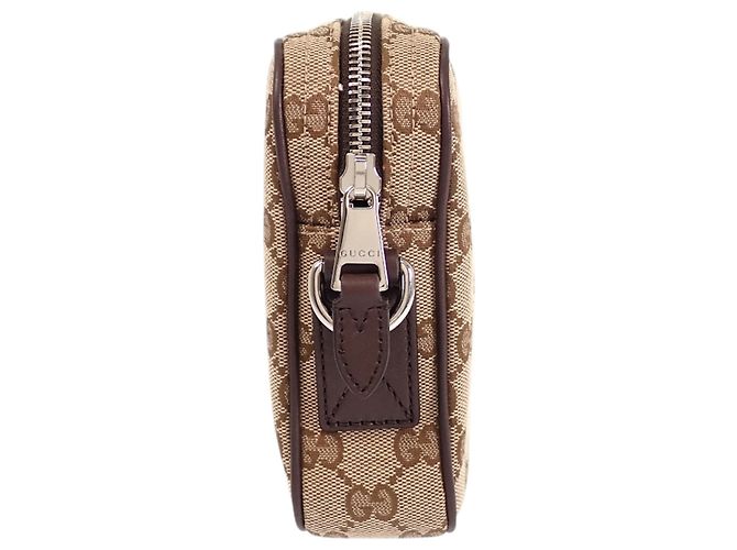Gucci Small GG Canvas Web Crossbody Beige - Ansicht 7