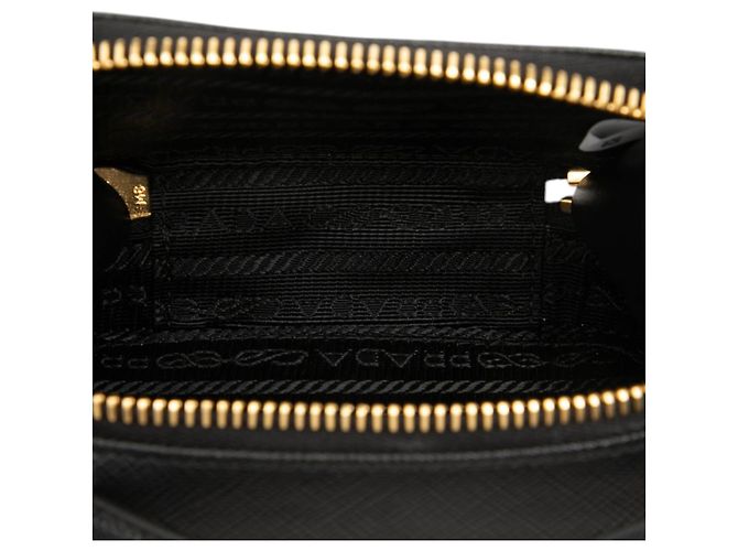 Pouch Mini Saffiano Prada Nero - vista 4