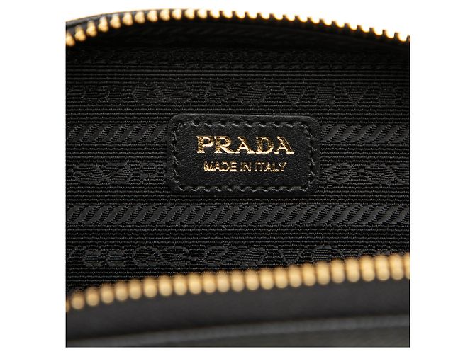 Pouch Mini Saffiano Prada Nero - vista 5
