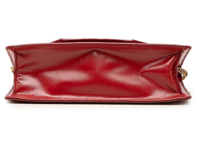 Autre Marque Saint Laurent Red Small Grain de Poudre Betty Crossbody Rosso - vista 3