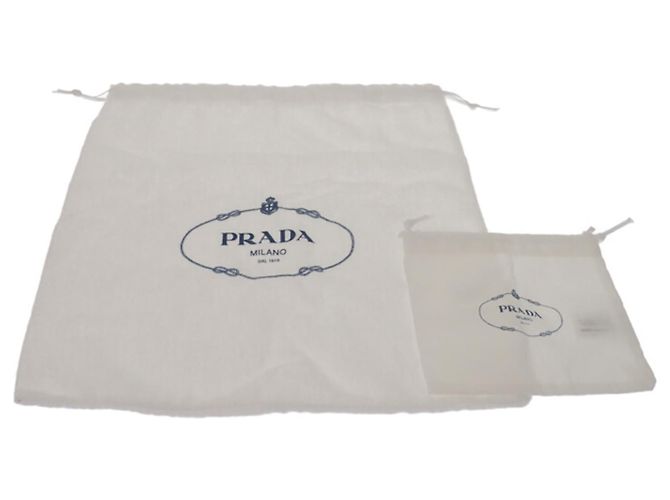 Prada Brique Crossbody-Tasche aus Raffia-Häkeloptik in Beige - Ansicht 13
