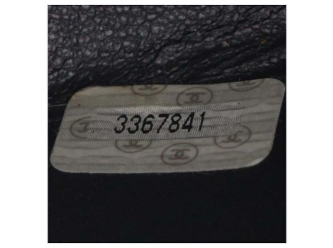 Chanel CC runde Vanity Bag aus schwarzem Lackleder gesteppt - Ansicht 5