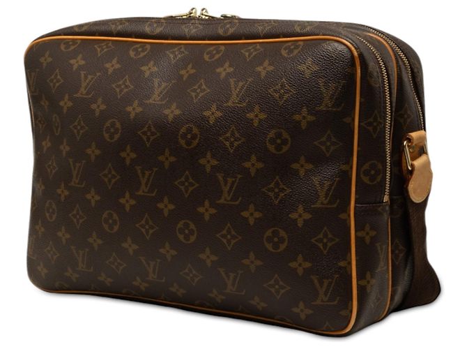 Louis Vuitton Brown Monogram Reporter GM Marron - vue 2