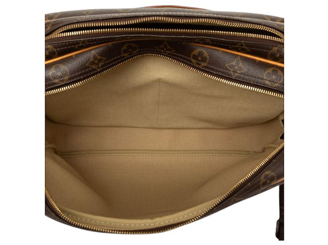 Louis Vuitton Brown Monogram Reporter GM Marron - vue 4