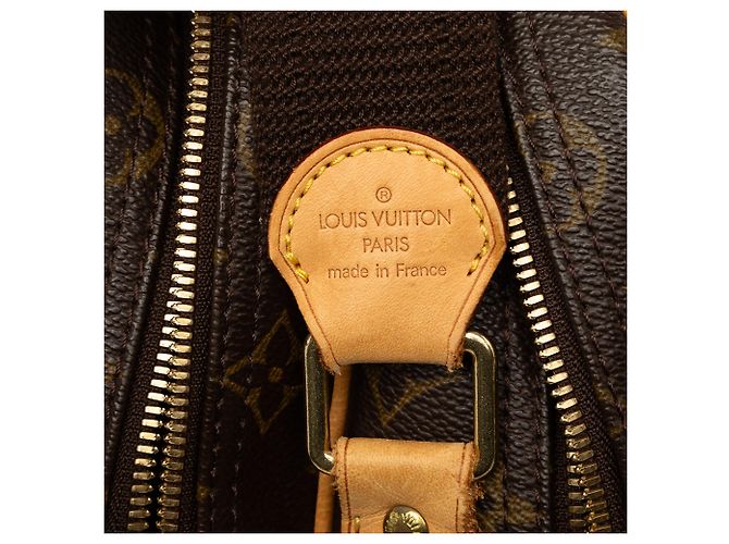 Louis Vuitton Brown Monogram Reporter GM Marron - vue 5