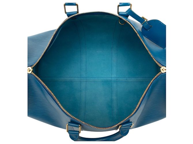 Louis Vuitton Blue Epi Keepall 45 Azul - vista 4
