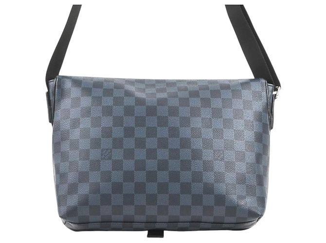Louis Vuitton Blue Damier Cobalt Matchpoint Messenger Blau - Ansicht 3