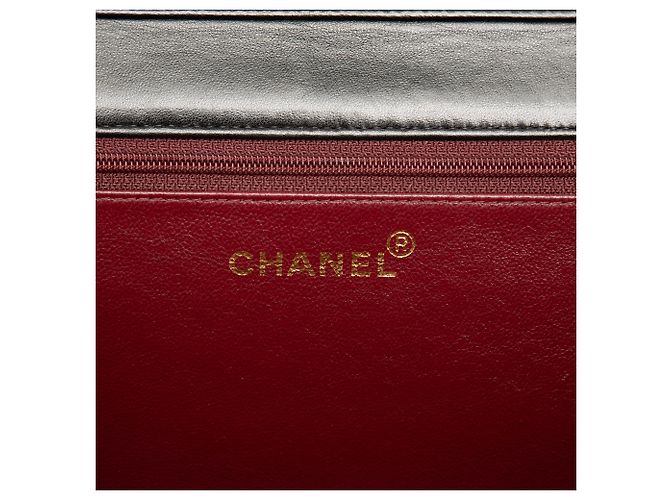 Chanel Black Medium CC Quilted Lambskin Single Flap Schwarz - Ansicht 5