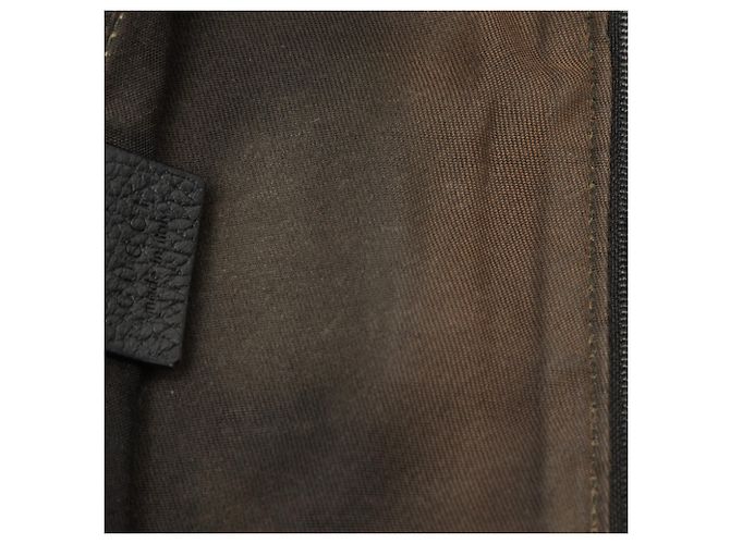 Borsa a tracolla Gucci in nylon GG nero con Web - vista 6