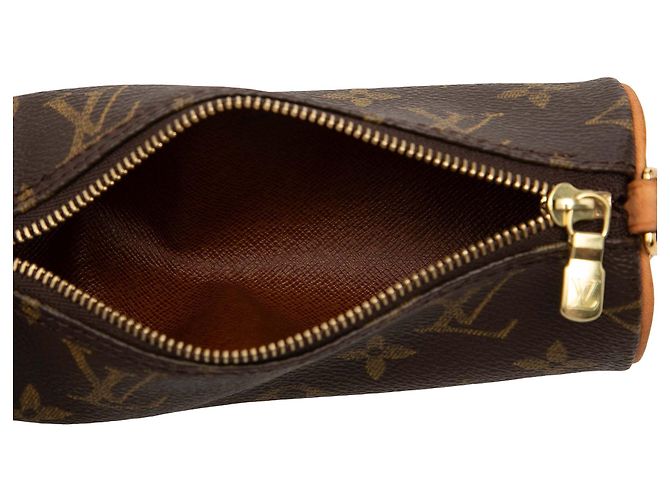 Louis Vuitton Brown Monogram Papillon Pochette Castaño - vista 4