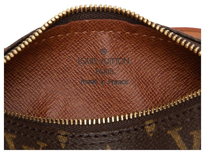 Louis Vuitton Brown Monogram Papillon Pochette Castaño - vista 5