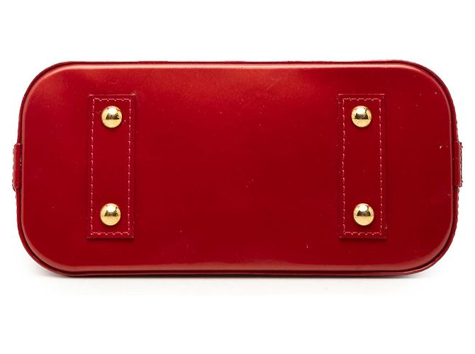 Louis Vuitton Red Monogram Vernis Alma BB Rot - Ansicht 3