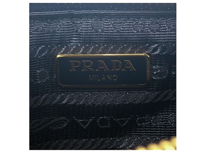 Re-Edition Bolso de cadena Prada Blue Impuntu Re Nylon Re Edition 1995 Azul Azul marino - vista 5