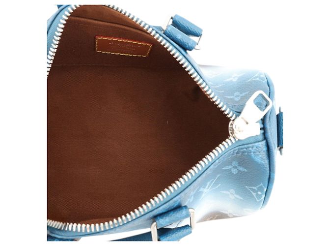 Louis Vuitton Blue Monogram Pigment Keepall Bandouliere 25 - vista 4