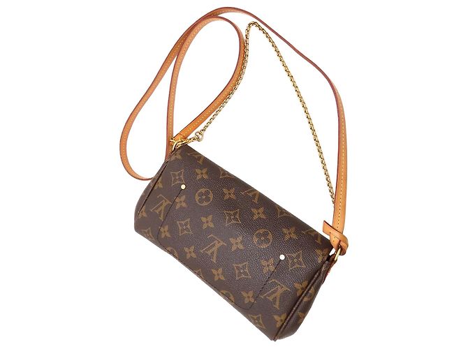 Louis Vuitton Brown Monogram Favorite PM Marron - vue 2