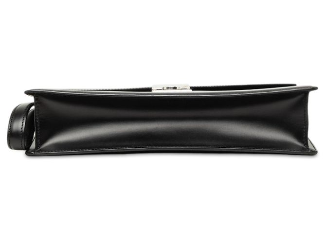 Pouch da polso a busta Anagram LOEWE in pelle nera Nero - vista 3