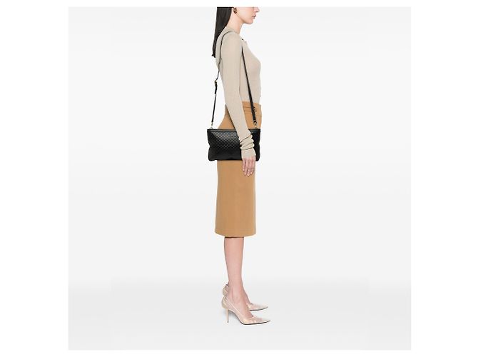 Borsa a tracolla Gucci Black Microguccissima Nero - vista 6