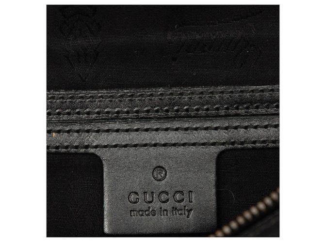 Borsetta cintura Gucci nera con stampa GG Nero - vista 5